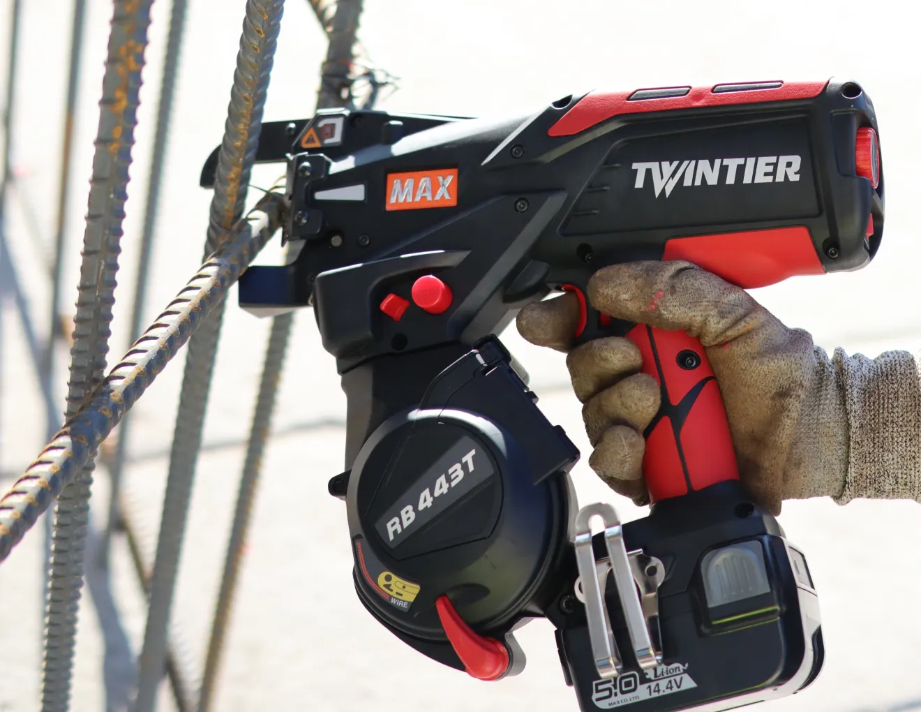 Your new dependable tool for fast reliable rebar tying.