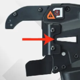 Enlarged center mark
