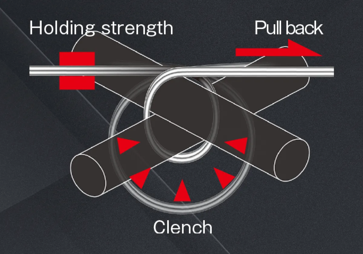 Tying Tightness 150% up than conventional model Same tying tightness